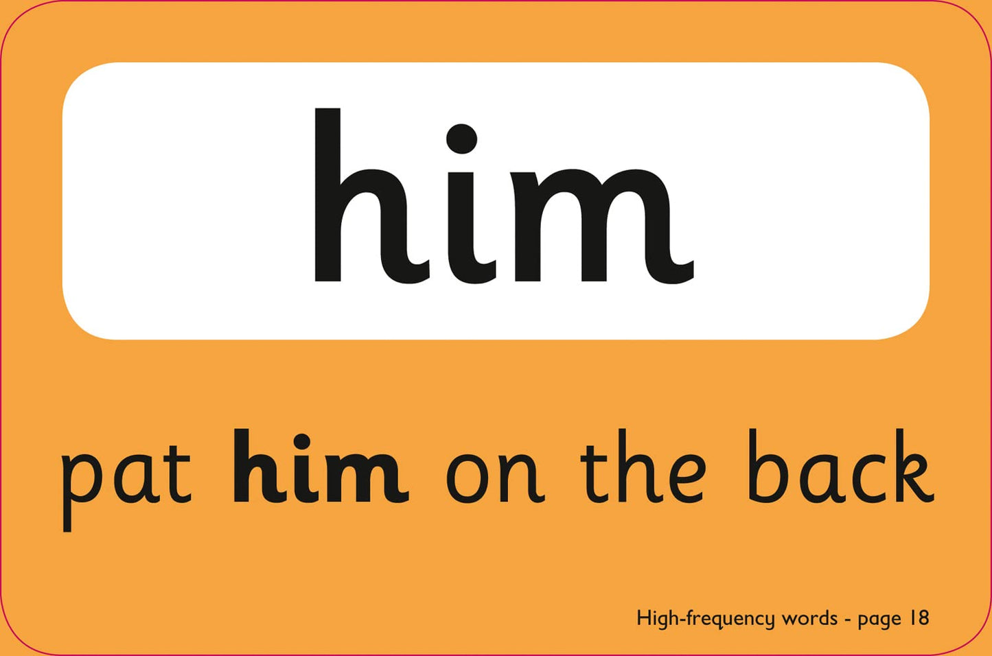 Flashcards: High Frequency Words