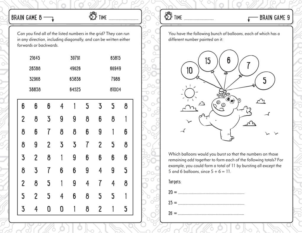 5 Minute Brain Games for Clever Kids