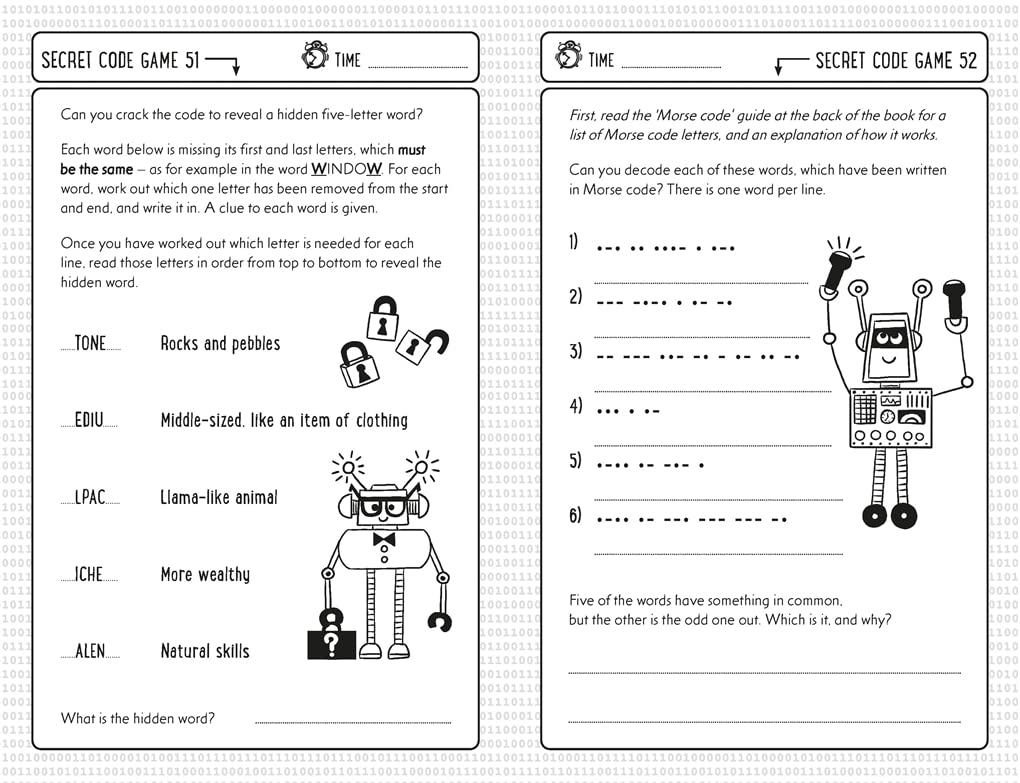 Secret Code Games for Clever Kids