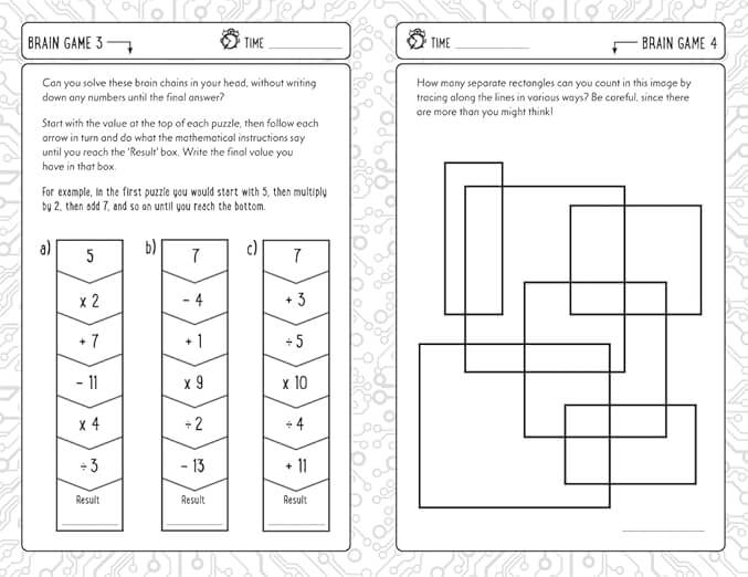 5 Minute Brain Games for Clever Kids
