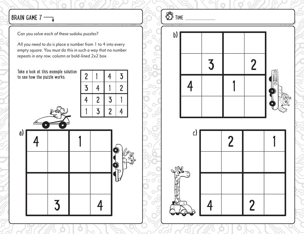 5 Minute Brain Games for Clever Kids