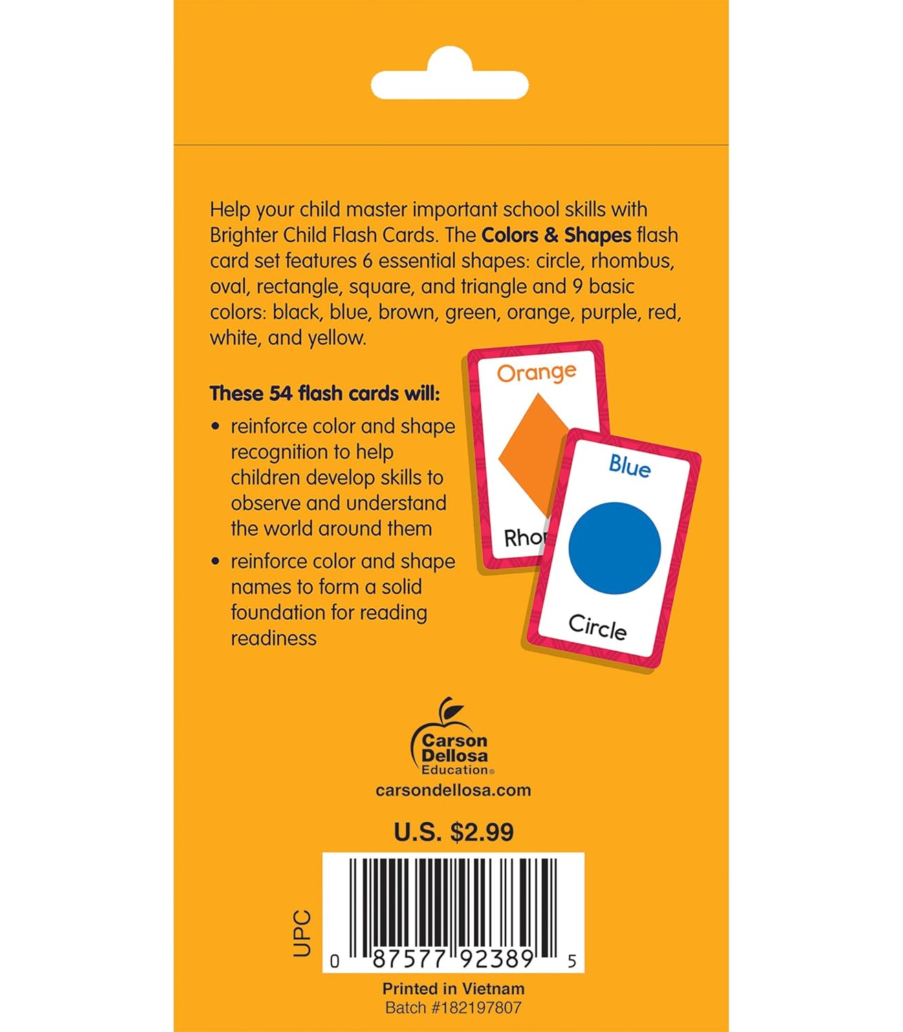 Flash Cards: Colors & Shapes