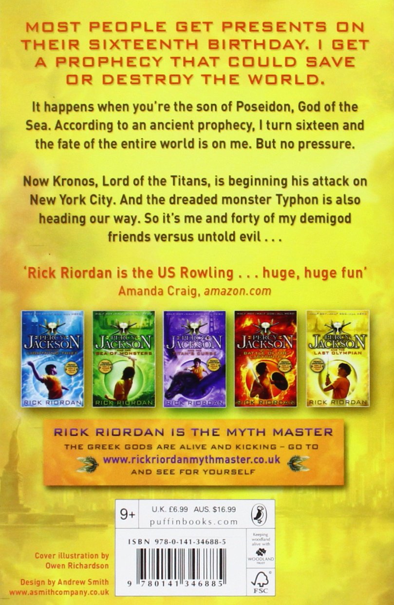 Percy Jackson and the Last Olympian