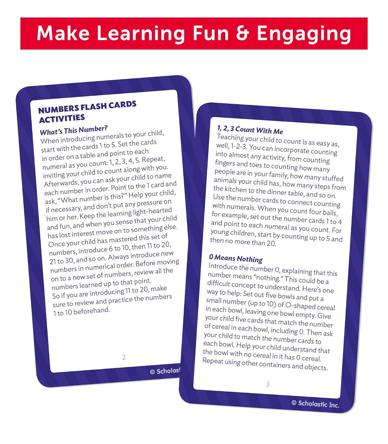 Flashcards: Numbers 0 - 100