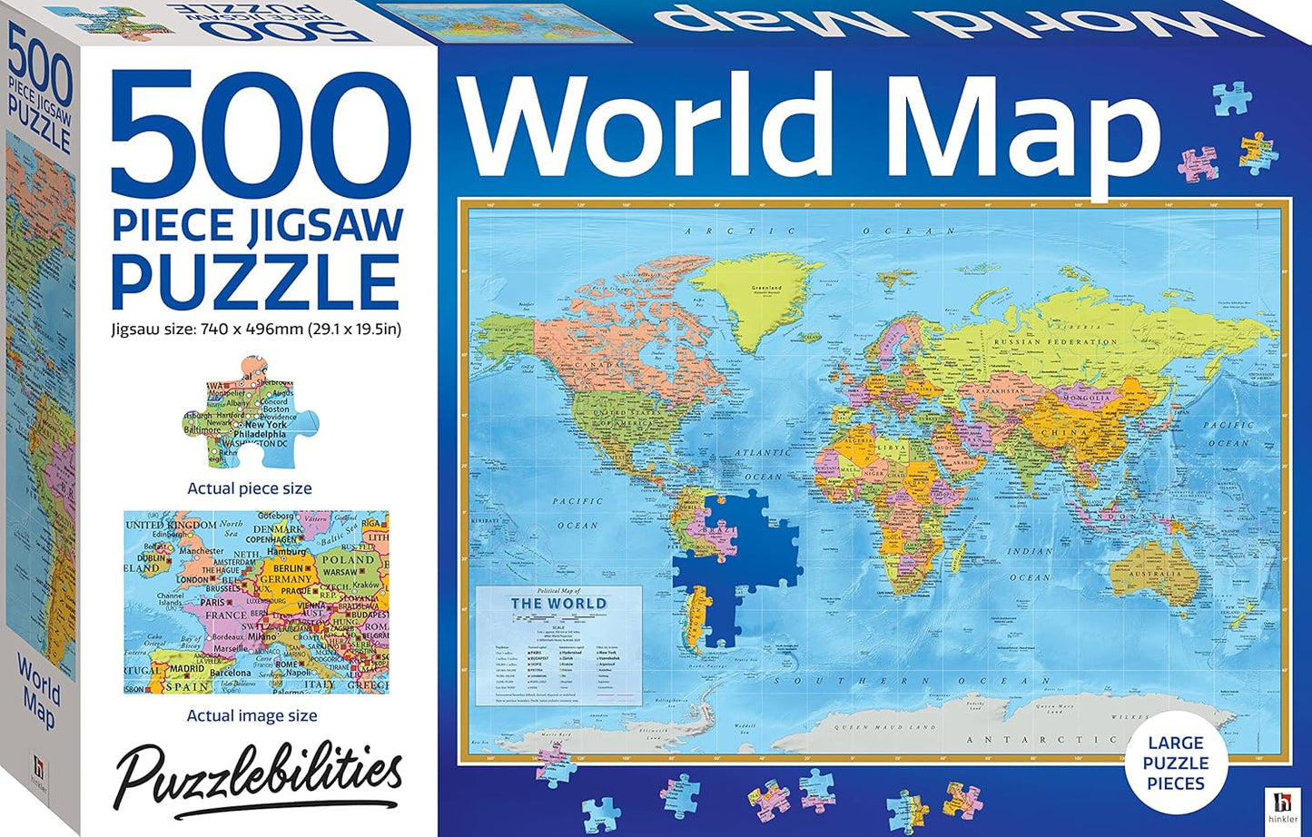 Jigsaw Puzzle: World Map