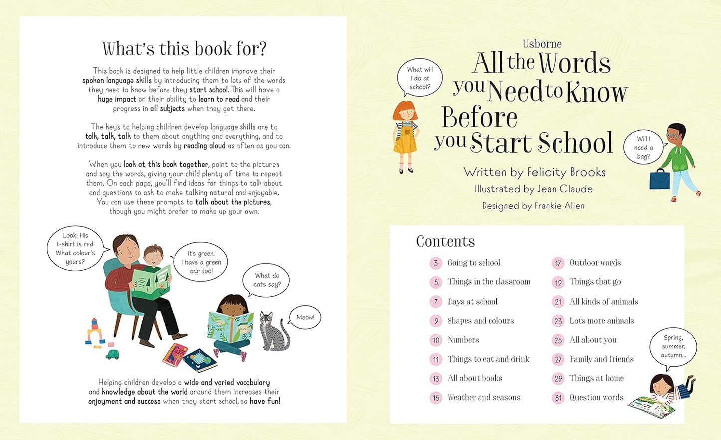 All the Words You Need to Know Before You Start School