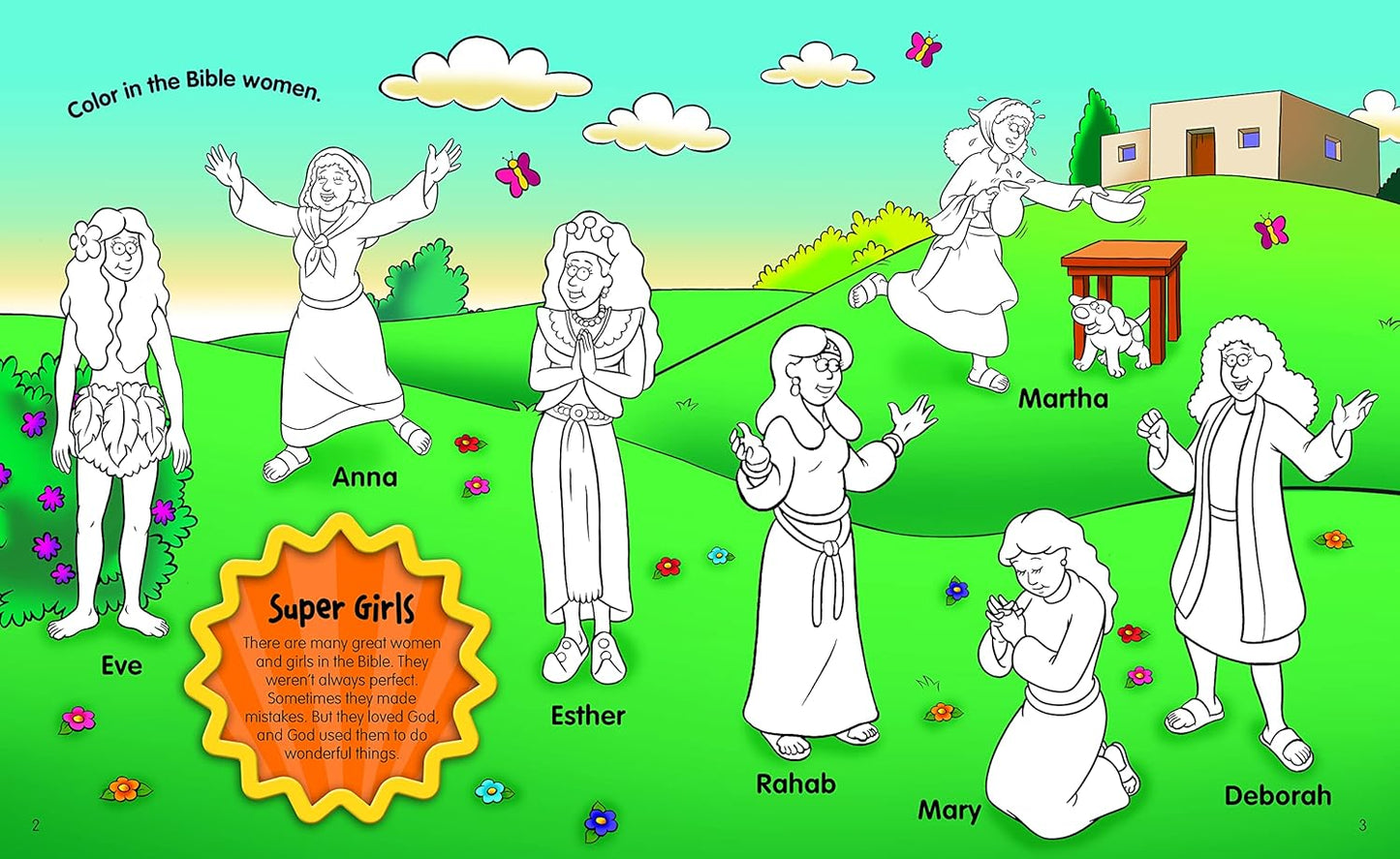Super Girls of the Bible Sticker & Activity Book