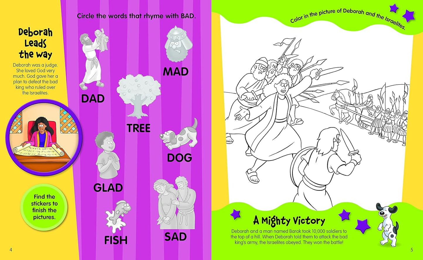 Super Girls of the Bible Sticker & Activity Book