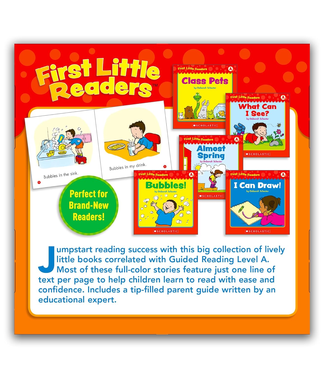 First Little Readers: Guided Reading Level A (Parent Pack)