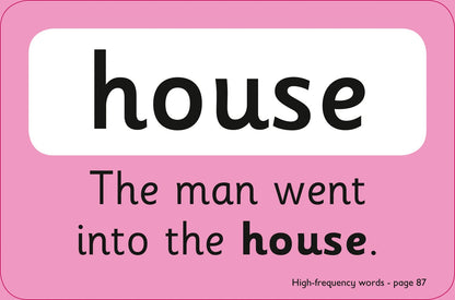 Flashcards: High Frequency Words