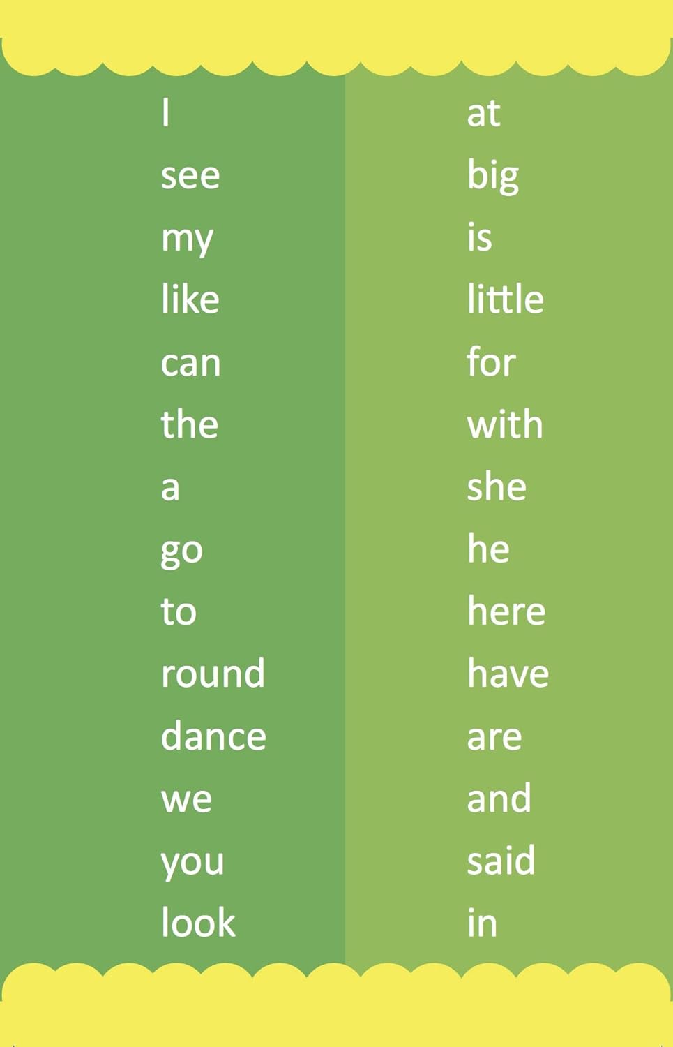 Flash Cards: My First Sight Words and Sentences