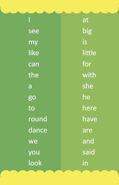 Flash Cards: My First Sight Words and Sentences