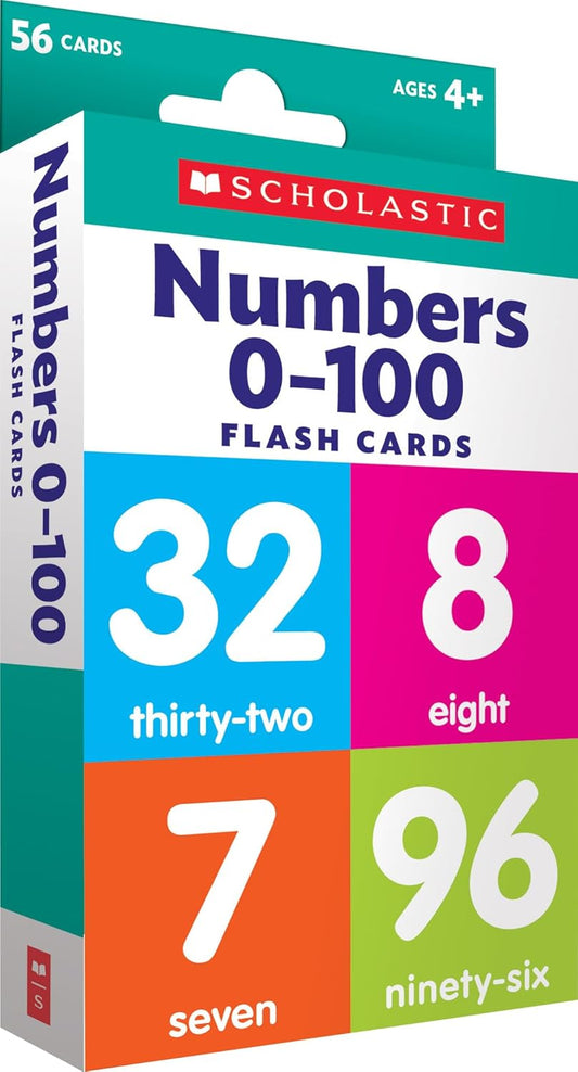 Flashcards: Numbers  0 - 100