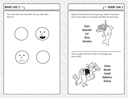 Memory Games for Clever Kids