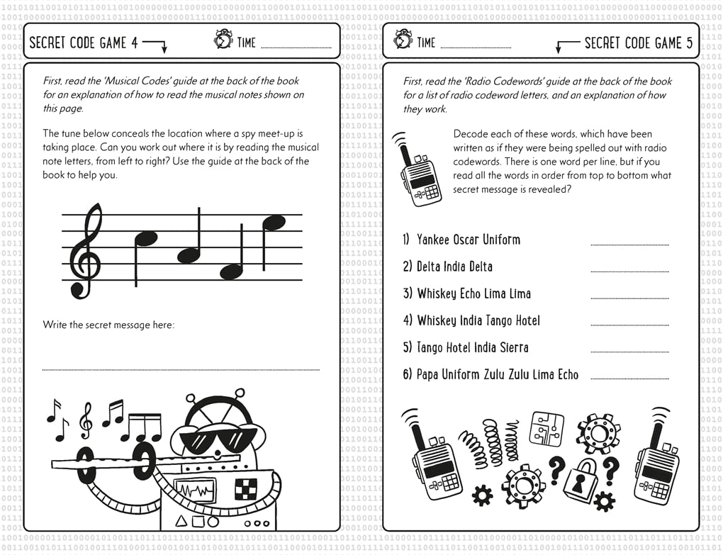 Secret Code Games for Clever Kids
