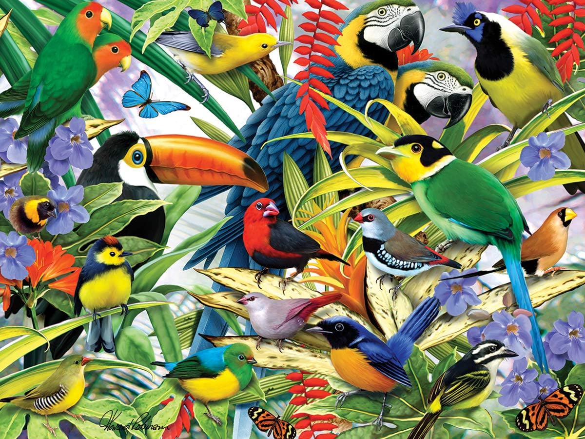Jigsaw Puzzle: Flight of Fancy Birds