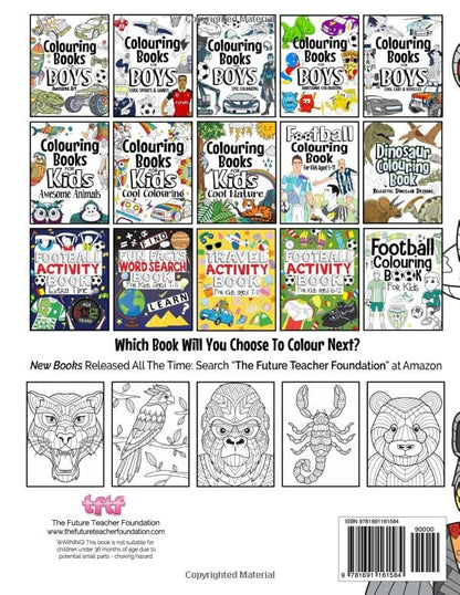 Colouring Books for Boys Cool Animals
