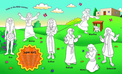 Super Girls of the Bible Sticker & Activity Book