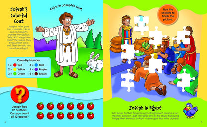 The Beginner's Bible Super Heroes of the Bible Sticker and Activity Book
