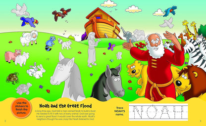 The Beginner's Bible Super Heroes of the Bible Sticker and Activity Book