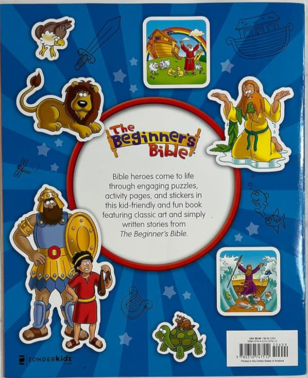 The Beginner's Bible Super Heroes of the Bible Sticker and Activity Book